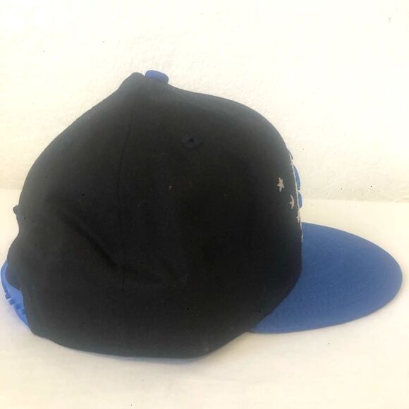 Orlando Magic Hardwood Classics Black/Blue 9FIFTY Snapback Hat Vintage Logo NEW - Picture 3 of 9